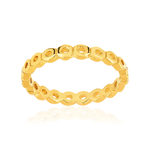 Bague plaqué or jaune - vue 1