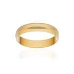 Alliance or 750 jaune mat ruban 4mm - vue 1