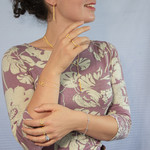 Bracelet acier 22 cm - vue porté 1