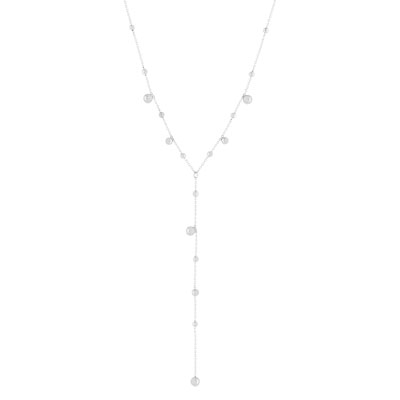 Collier acier motif boule longueur réglable 40 à 45 cm