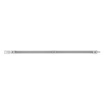 Bracelet acier zirconia noir 21 cm - vue 2