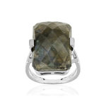 Bague argent 925 labradorite - vue 1
