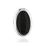 Bague argent 925 onyx - vue 3
