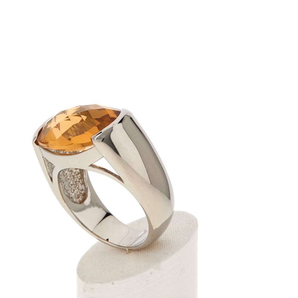 Bague argent 925 pierre synthetique - vue 4