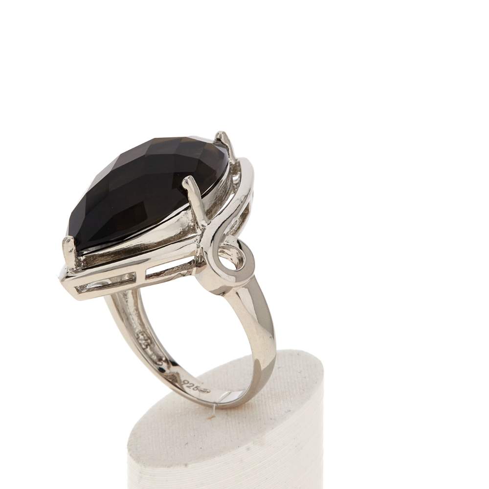Bague argent 925 pierre synthétique - vue 4