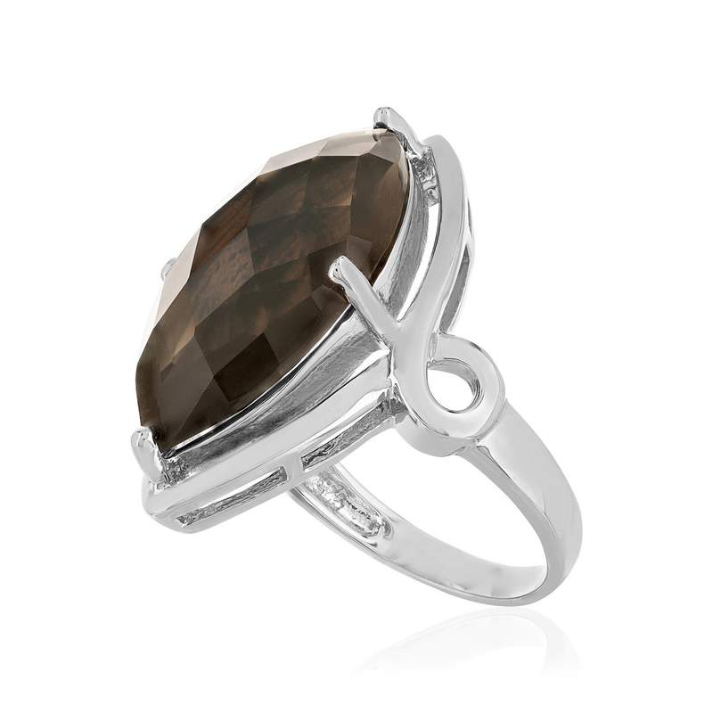 Bague argent 925 pierre synthétique - vue D1