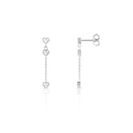 Boucles d'oreilles argent 925 zirconia