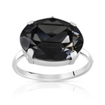 Bague argent 925 cristal - vue 1