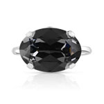 Bague argent 925 cristal - vue 3