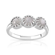 Bague argent 925 pierres de lune