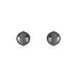 Boucles d'oreilles argent 925 perle de culture de Tahiti - vue D1