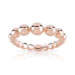 Bague argent 925 rosé - vue 1