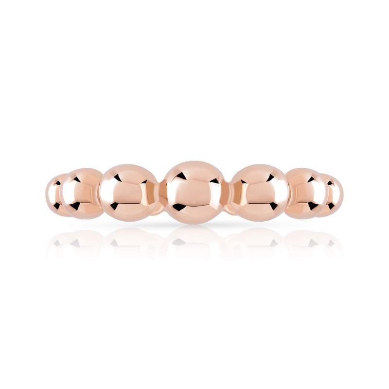 Bague argent 925 rosé - vue 3