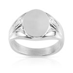 Chevalière argent 925 - vue 1