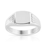 Chevalière argent 925 - vue 1