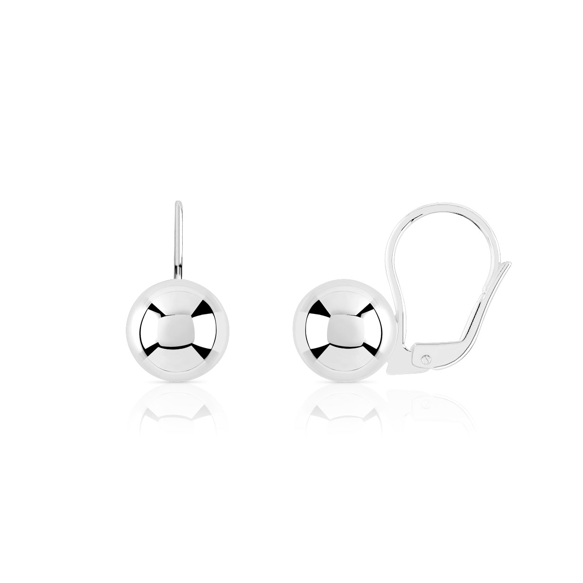 Boucles d'oreilles argent 925 - vue V1