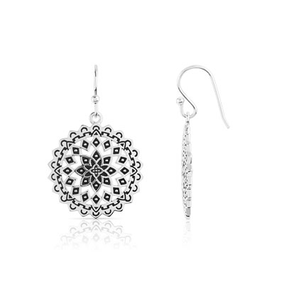 Boucles d'oreilles argent 925 - vue V1