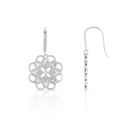Boucles d'oreilles argent 925 zirconia