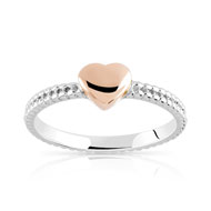 Bague argent 925, 2 tons