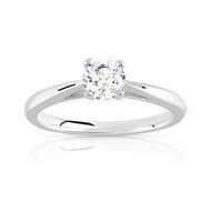 Bague Solitaire argent 925 zirconia