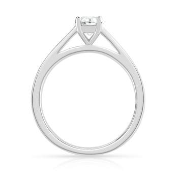 Solitaire argent 925 zirconia