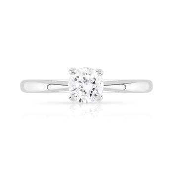 Solitaire argent 925 zirconia