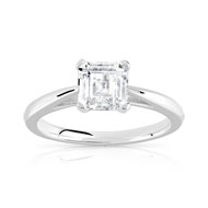 Bague Solitaire argent 925 zirconia