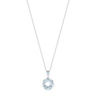 Collier argent 925 topaze zirconia