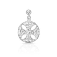 Pendentif argent 925 zirconia