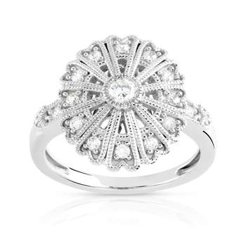 Bague argent 925 zirconia