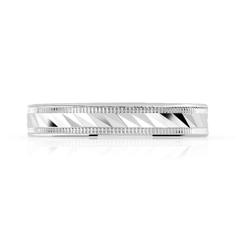 925 silver wedding ring 4 mm - view 3