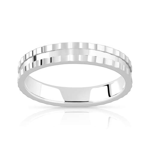 Alliance argent 925 4 mm