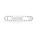 Alliance argent 925 diamanté 4 mm - vue 3