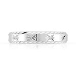 Alliance argent 925 diamanté 4 mm - vue 3