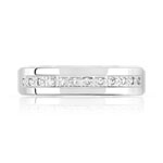 Alliance argent diamants 4,2 mm - vue 3