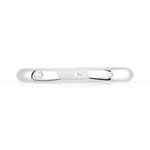 Alliance argent 925 diamants 2,20 mm - vue 3