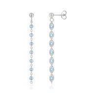 Boucles d'oreilles argent 925 cristaux