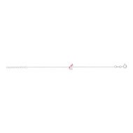 Bracelet argent 925 laque licorne 17 cm