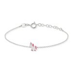 Bracelet argent 925 laque licorne 17 cm - vue 2