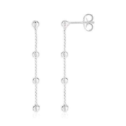 Boucles d'oreilles argent 925 pendants