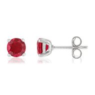 Boucles d'oreilles argent 925 zirconia