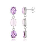 Boucles d'oreilles argent 925 cristal