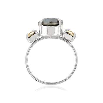 Bague argent 925 cristaux