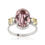 Bague argent 925 cristaux - vue 1