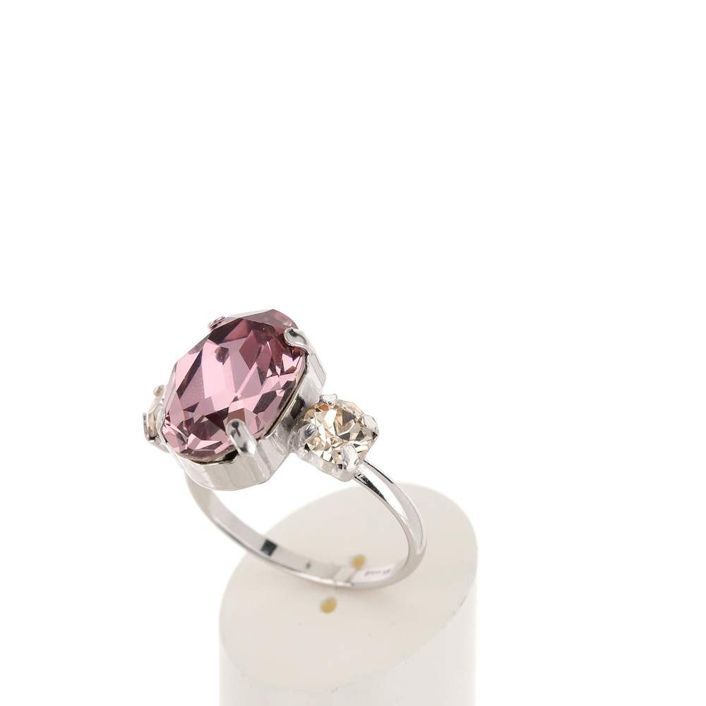 Bague argent 925 cristaux - vue 3