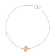 Bracelet Petite Sirène argent 925 2 t perle Disney