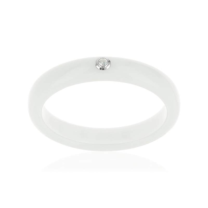 Bague résine cristal - vue 1