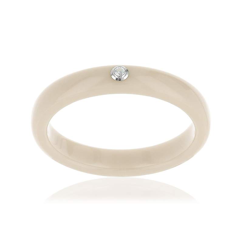Bague résine cristal - vue 1