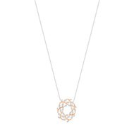 Collier argent 925 2 tons zirconia