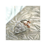 Bague argent 925 2 tons zirconia - vue D2